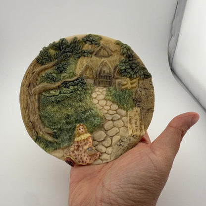 Vintage Goldilocks & the Three Bears 3D Collector Plate