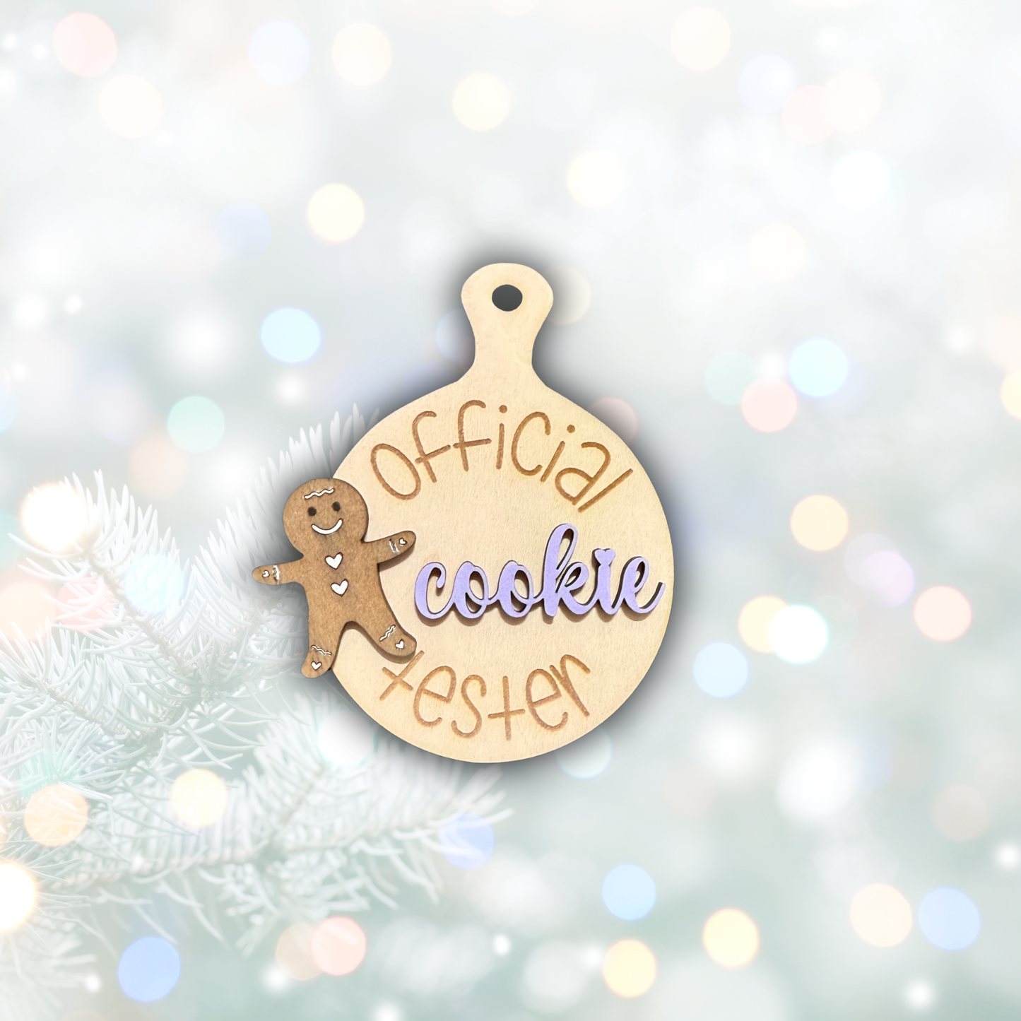 Official Cookie Tester Magnet – Gingerbread Mini Cutting Board