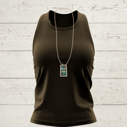 Mini Bookshelf Necklace