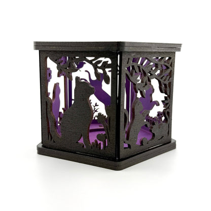 Cat Tealight Lantern Night Light