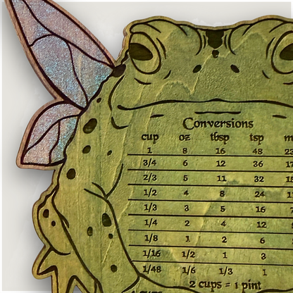 Toad Fairy Recipe Conversion Magnet