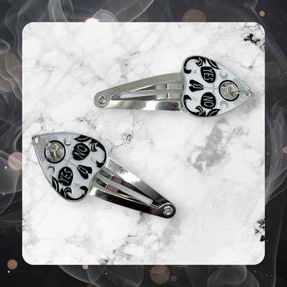 Ouija Hair Clips