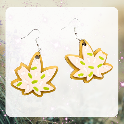 420 Sugar Cookie Earrings