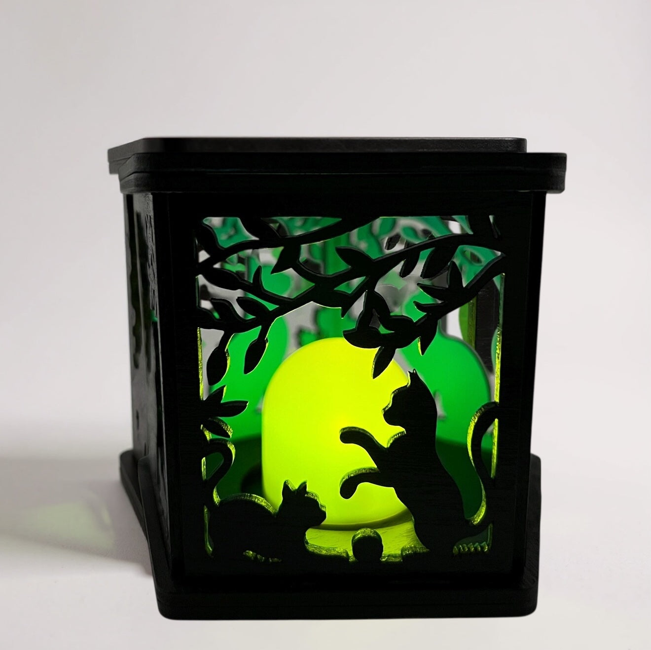 DIY Craft Kit: Cat Tealight Lantern Night Light