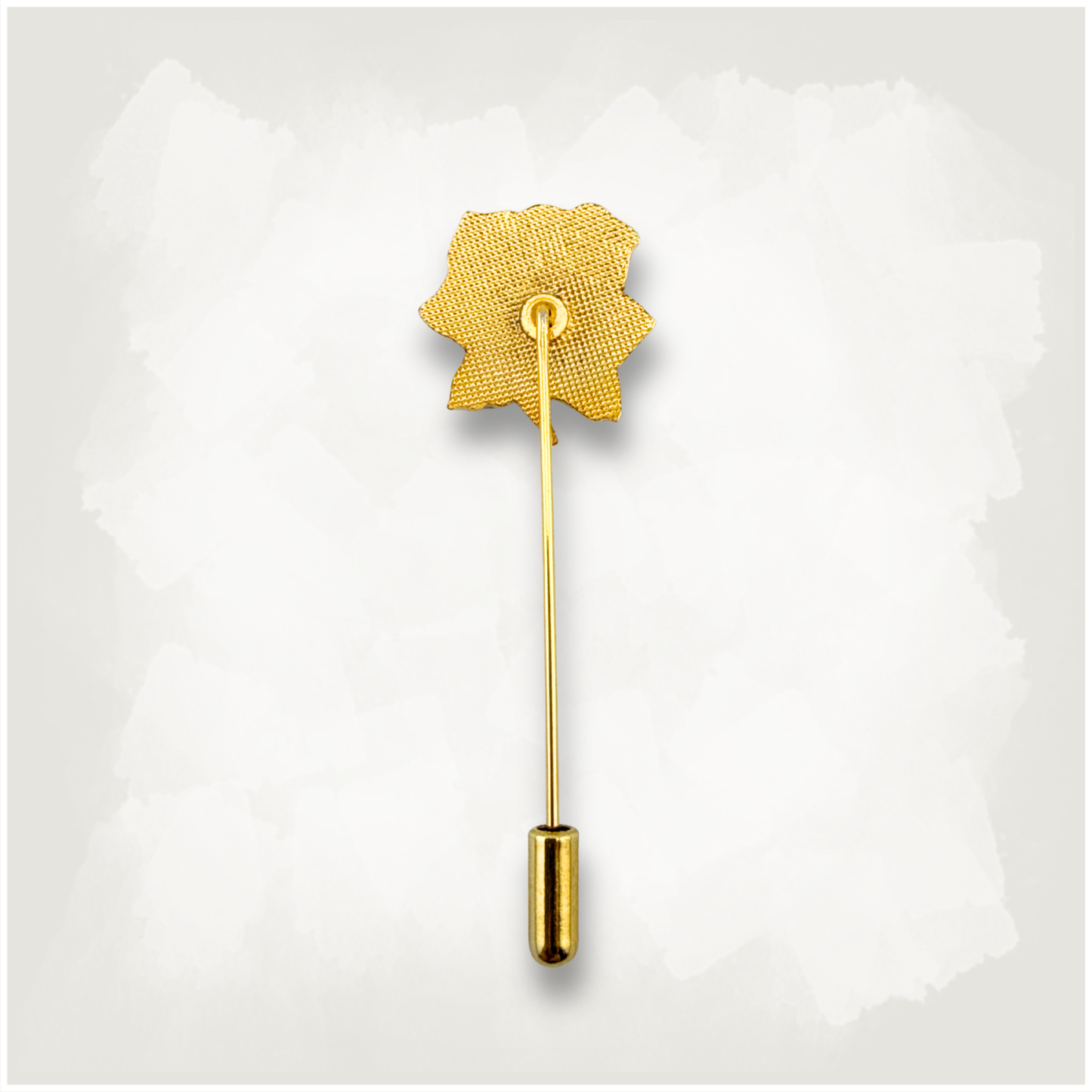 Red Rose Cloissone-Style Stick Pin