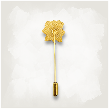 Red Rose Cloissone-Style Stick Pin