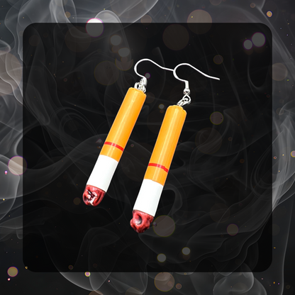 Cigarette Earrings