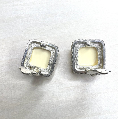 Vintage Lucky Elephant Clip-On Earrings