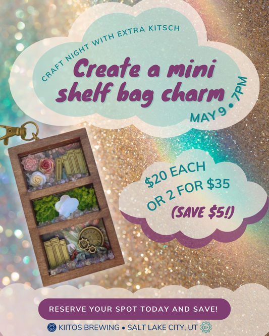 Tiny Shelf Bag Charm Workshop