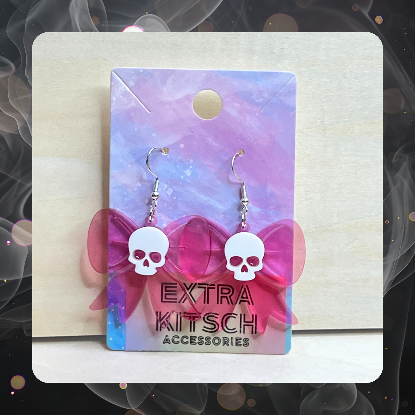 Coquette Skull Earrings