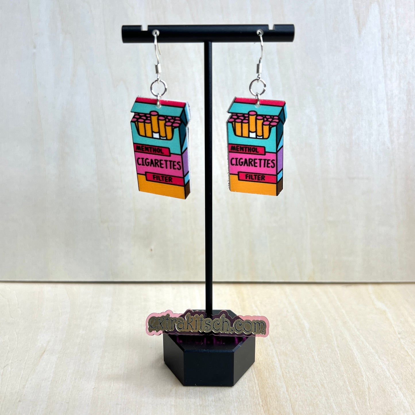 Menthol Cigarette Earrings