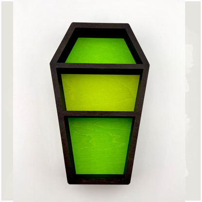 Small Coffin Shaped Trinket Shelf