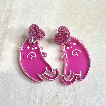 Chonky Cat Earrings