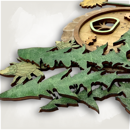 Hobbit Hole Shelf & Baseboard Decor