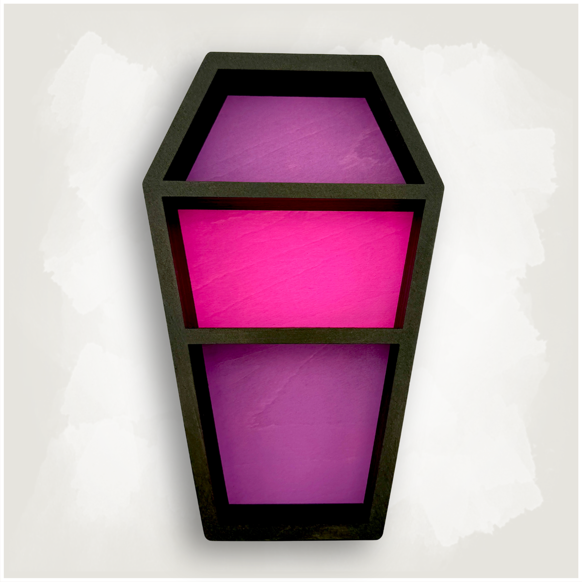 Small Coffin Shaped Trinket Shelf