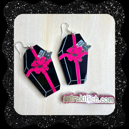 Coffin Christmas Gift Earrings