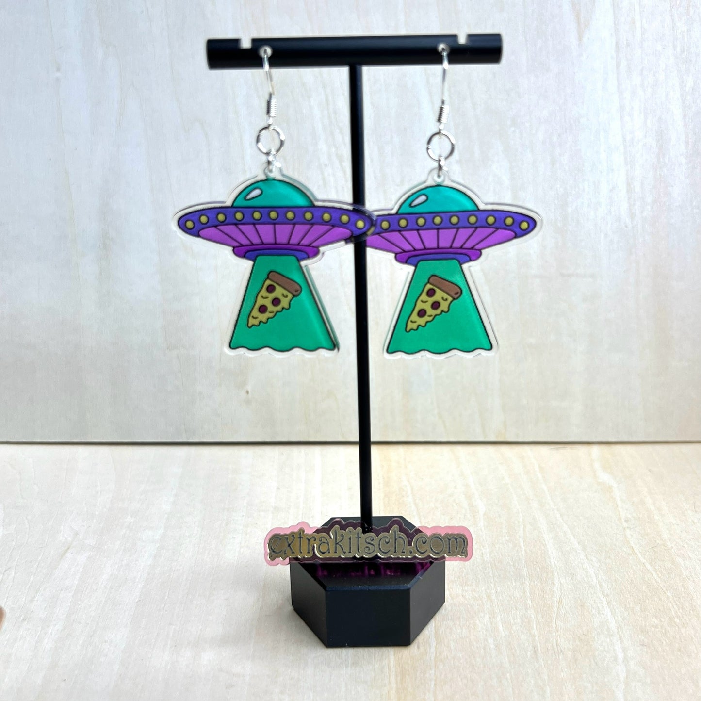 Trippy Alien Earrings