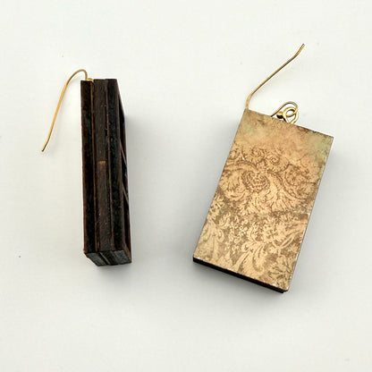 Mini Bookshelf Earrings – Book Lover Jewelry