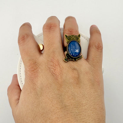 Celestial Owl Ring