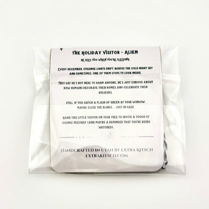 Alien Creepy Christmas Ornament