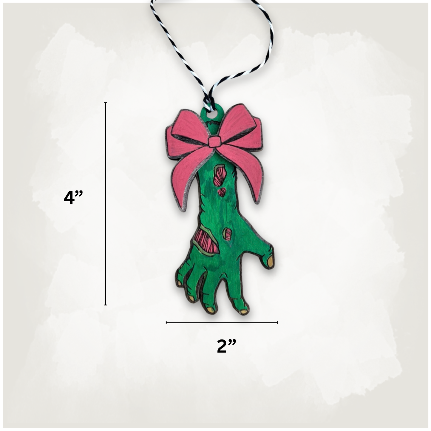 Horror Rotting Zombie Arm Creepmas Ornament