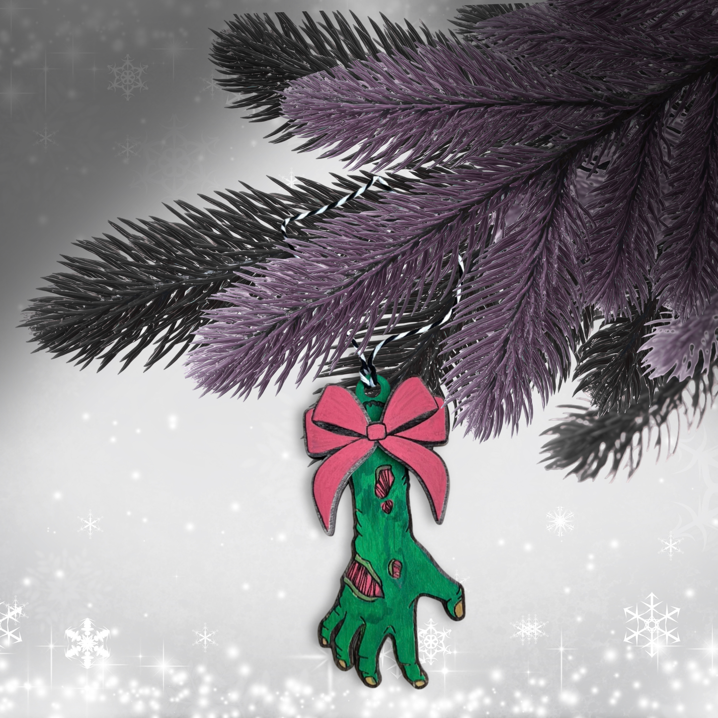Horror Rotting Zombie Arm Creepmas Ornament