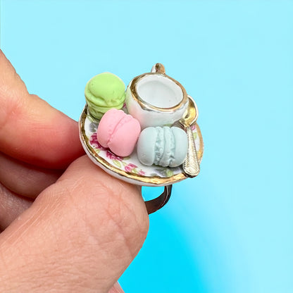 Gaudy Tea Party Cocktail Ring