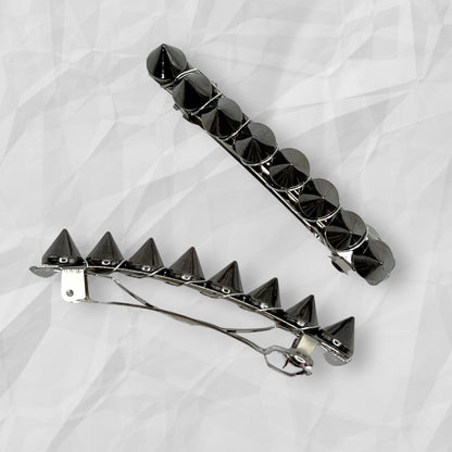 Spiky Y2K Gothic Hair Barrettes