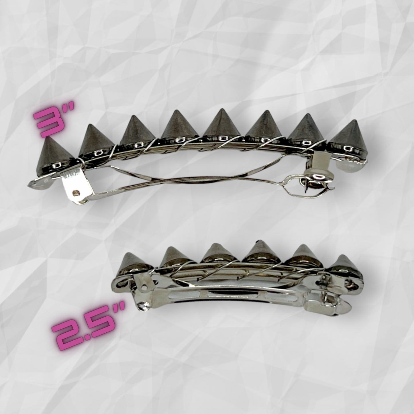 Spiky Y2K Gothic Hair Barrettes