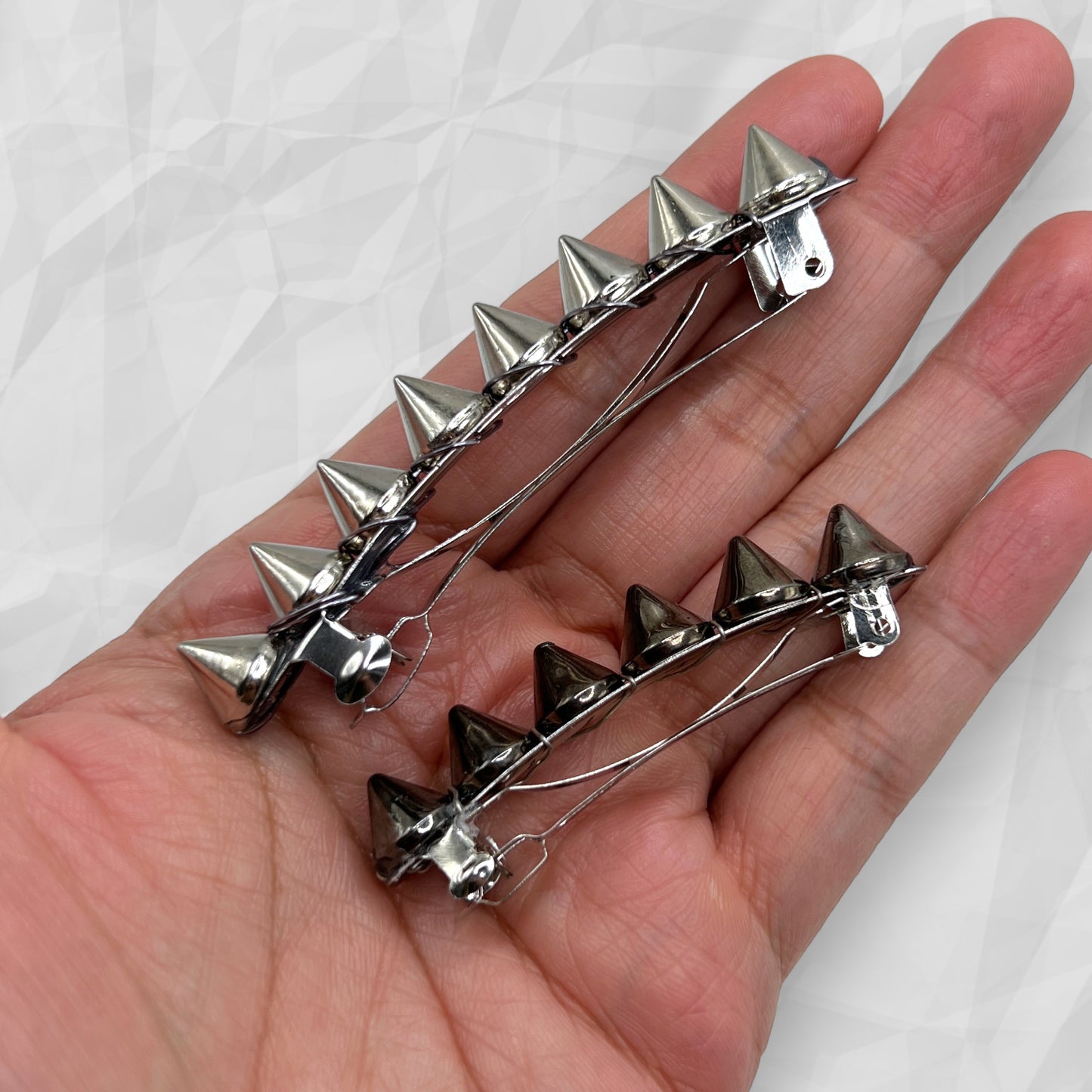 Spiky Y2K Gothic Hair Barrettes