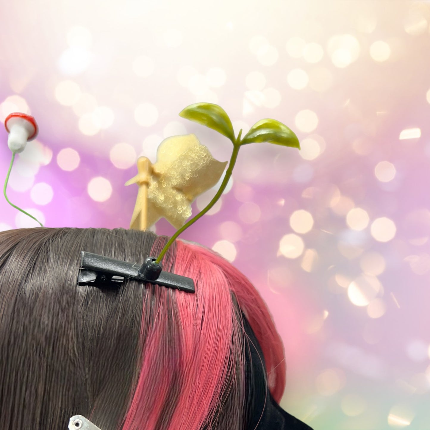 Bean Sprout Hair Clips - 10 Gift-able Trinkets