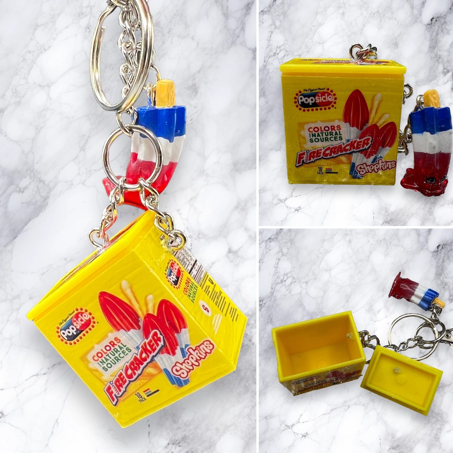 Mini Food Stash Keychains and Bag Charms