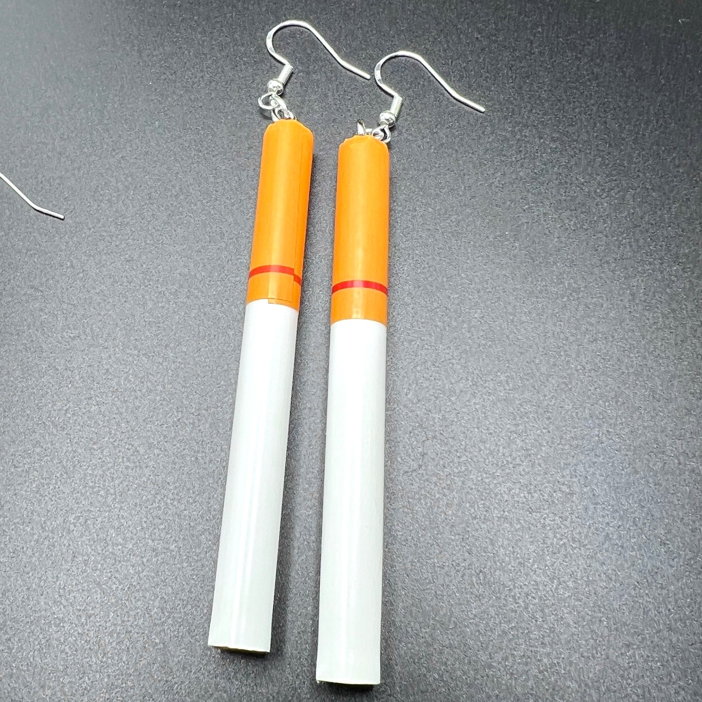 Cigarette Charm Earrings