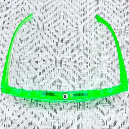 Neon Glow Heart Shutter Shades Sunglasses