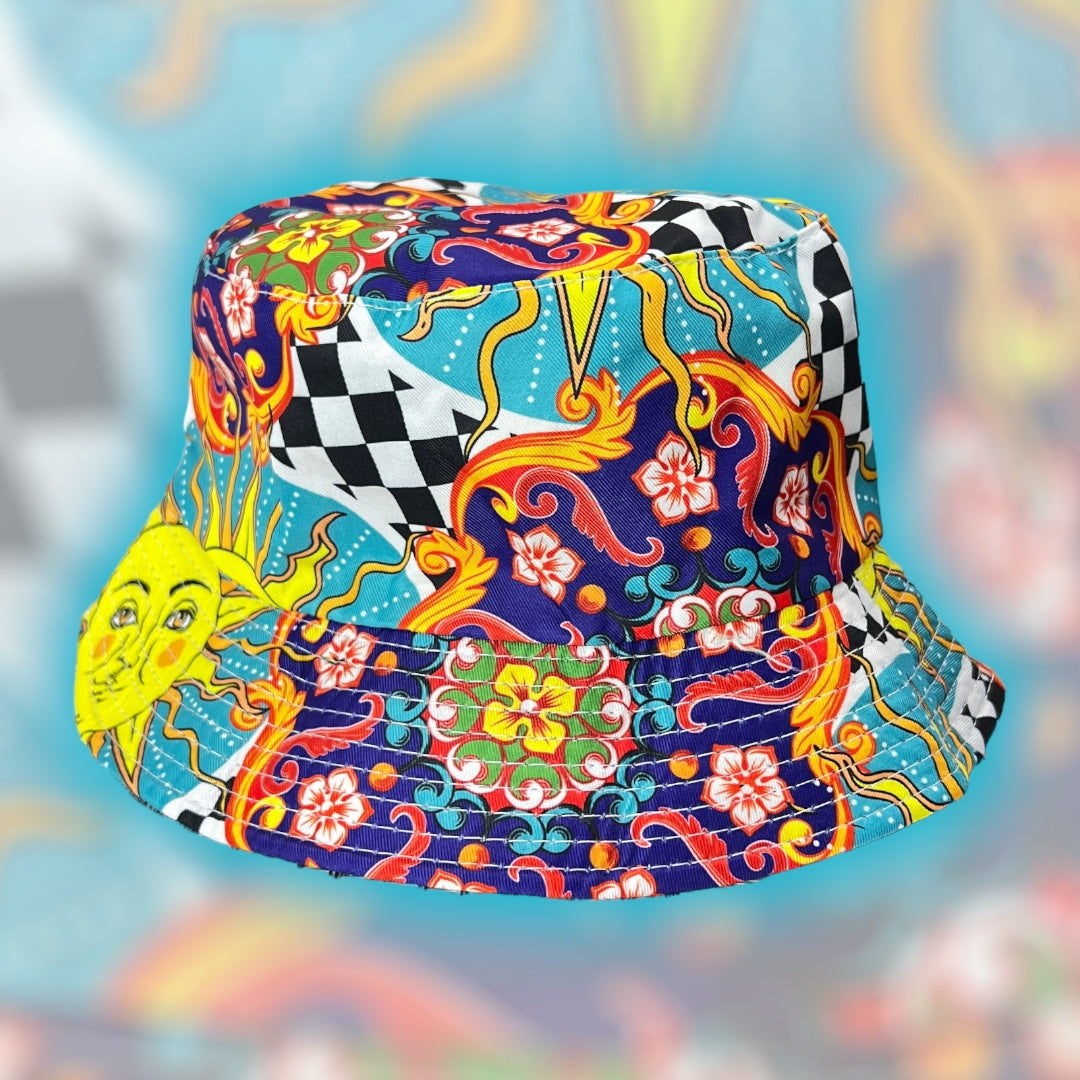 Celestial Retro Rave Bucket Hat