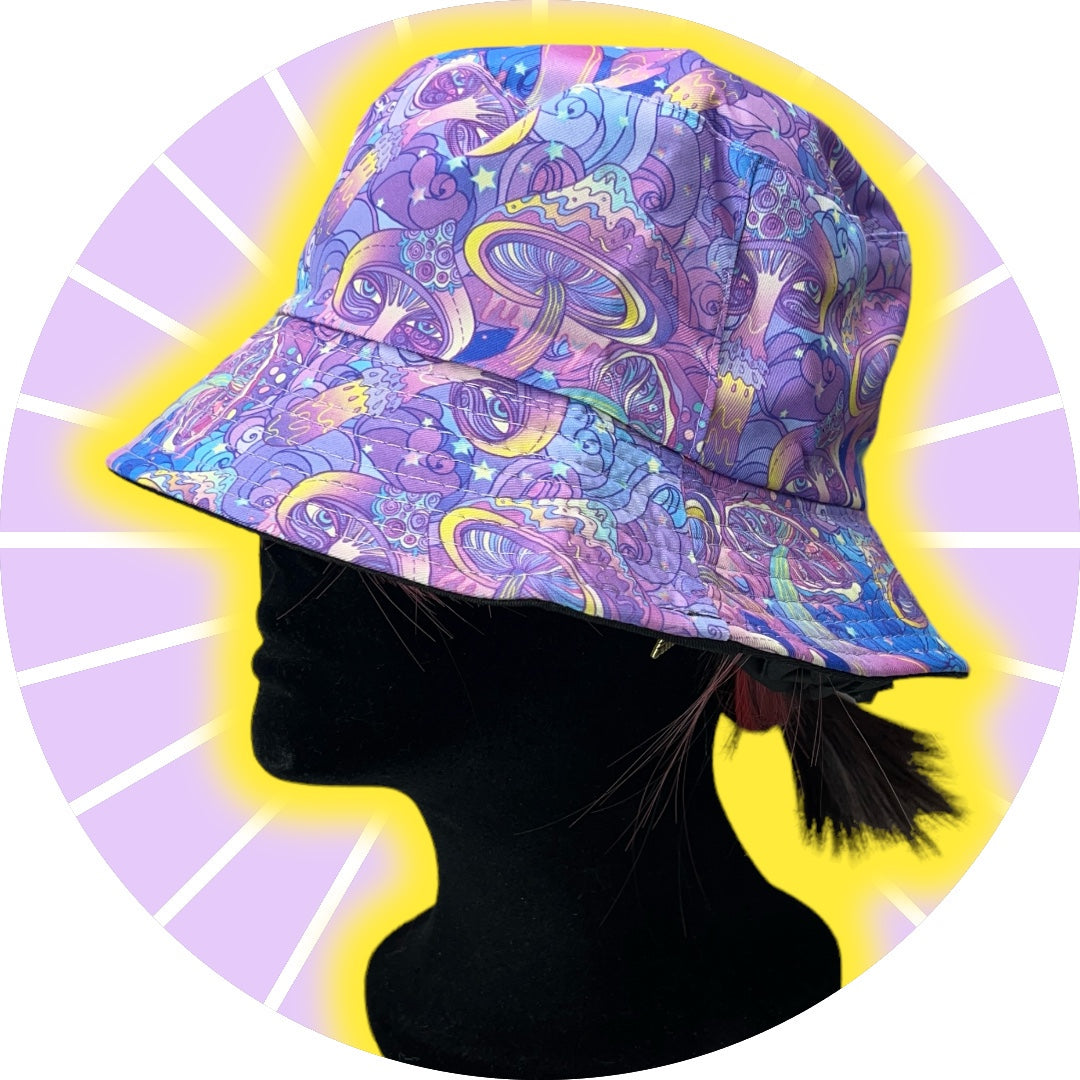 Magical Shrooms Trippy Bucket Hat 🍄