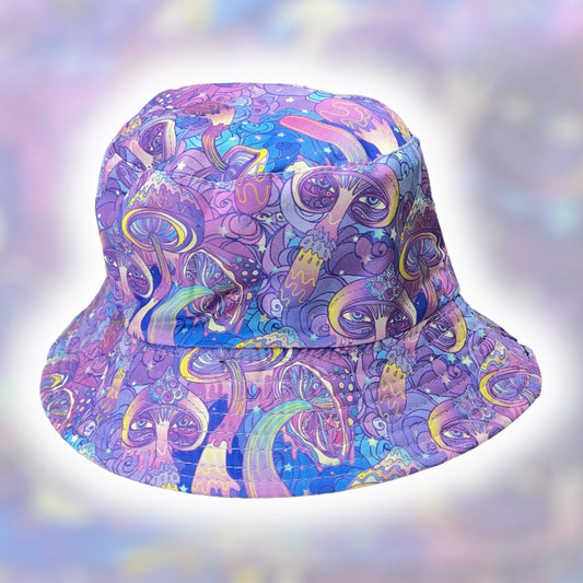 Magical Shrooms Trippy Bucket Hat 🍄