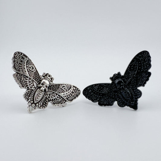 Magical Moth Gothic Statement Ring