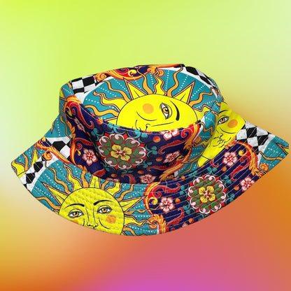 Celestial Retro Rave Bucket Hat