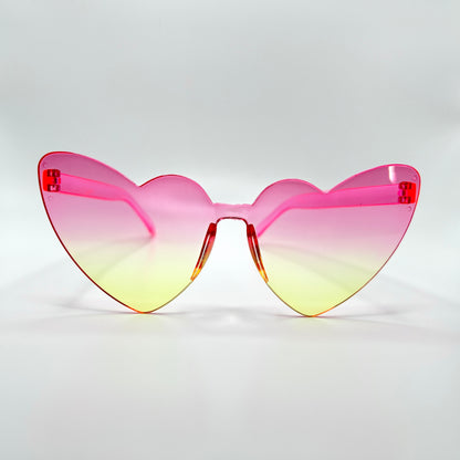 Summer Love Oversized Heart Sunglasses