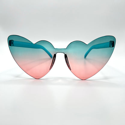 Summer Love Oversized Heart Sunglasses