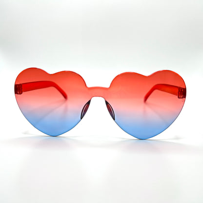 Summer Love Oversized Heart Sunglasses